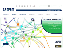 Tablet Screenshot of cadfem-us.com